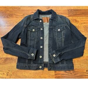 AG Jeans Robyn Denim Jacket - Dark Wash - Size Medium Timeless Style Staple